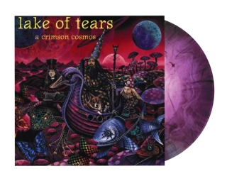 LAKE OF TEARS - A Crimson Cosmos  EXCLUSIVE – Transparent Marbled Magenta & Black Gatefold LP + 8 pages insert (Limited to 500 copies)