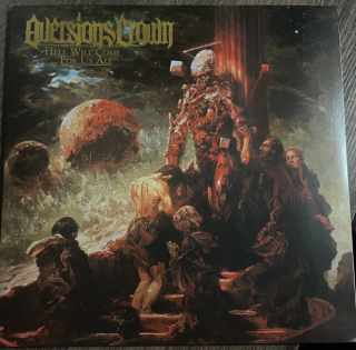 AVERSIONS CROWN - Hell will come for us all red black splatter