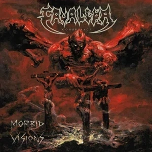 CAVALERA - Morbid visions LP red black corona
