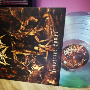 GRAVE - As raptue comes Ltd. 500 pc transparent cyan vinyl