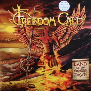 FREEDOM CALL - Land of the crimson dawn 2LP yellow 2012 podepsaná